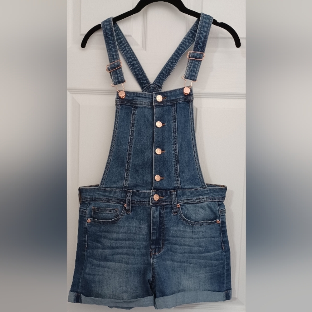 Denim Short Overalls